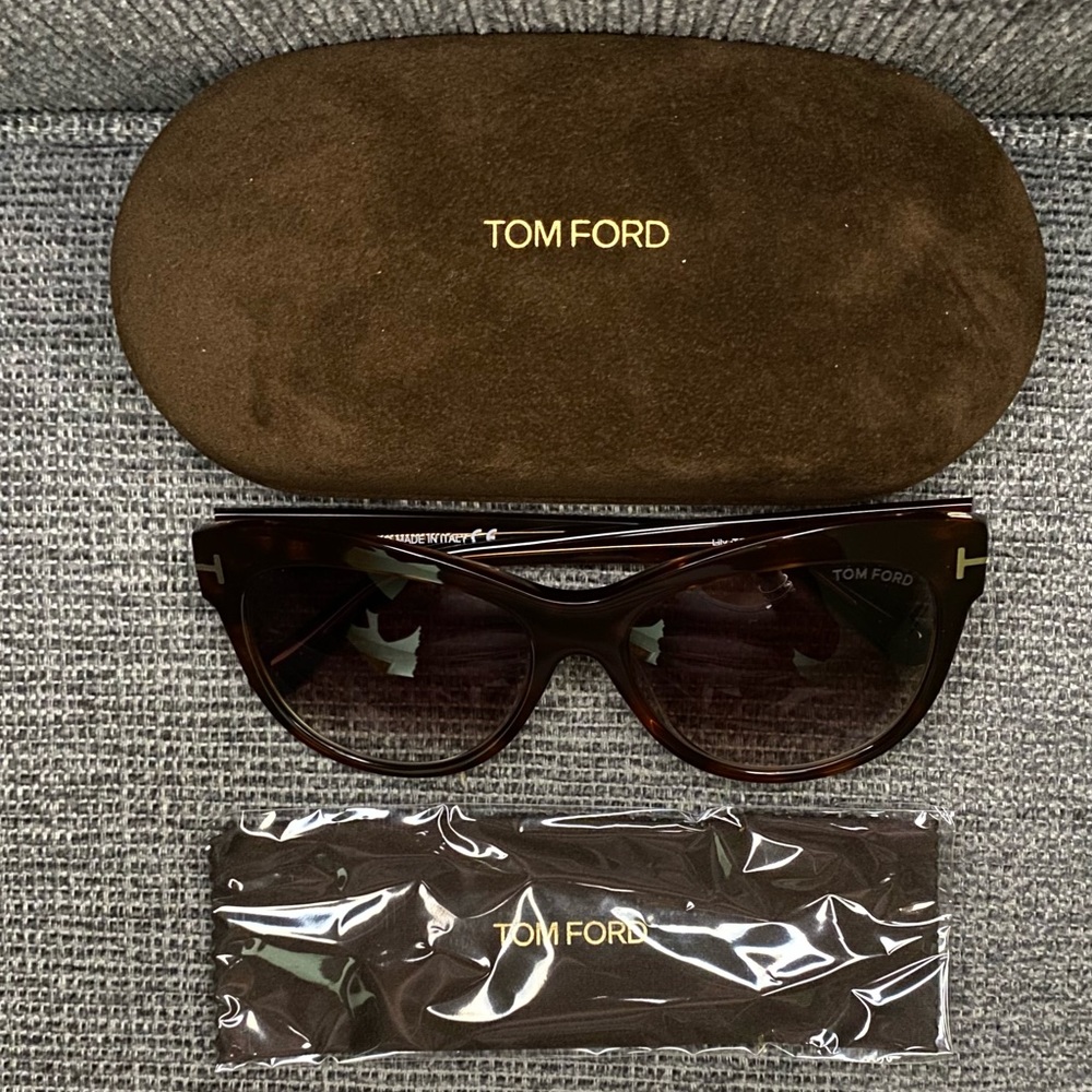 NEW Tom Ford Lily Cat Eye 56mm Sunglasses